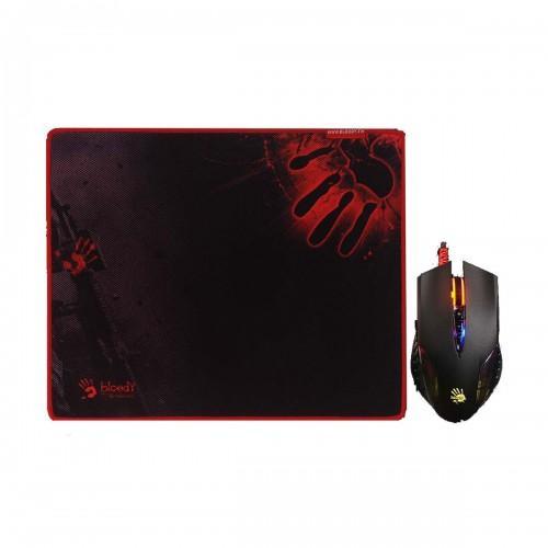 A4TECH Bloody Q8181S Neon X Glide RGB Gaming Mouse & Mouse Pad